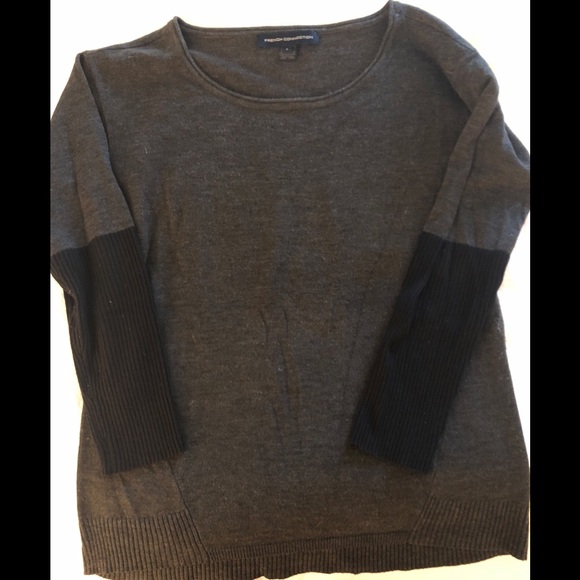 French Connection Sweaters - Black and Grey French Connection Sweater